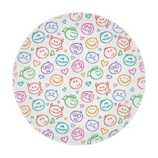 zeemijlpatroon snijplank (Voorkant)