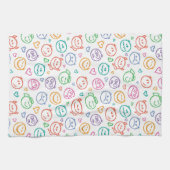 zeemijlpatroon theedoek (Horizontaal)