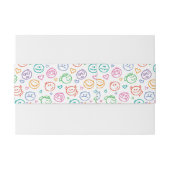 zeemijlpatroon uitnodigingen wikkel (Achterkant Voorbeeld)