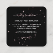 Zeemijsterren Vierkante Visitekaartje (Achterkant)