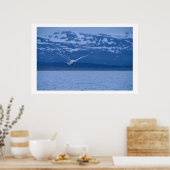 zeemleder de Noorse vlucht naar het Poster van de  (Keuken)