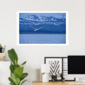 zeemleder de Noorse vlucht naar het Poster van de  (Thuiskantoor)