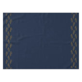 Zeemleder en goudlef Elegant Table Cloth Tafelkleed (Voorkant (Horizontaal))