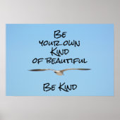 Zeemleder in de vlucht: een soort blauw poster (Voorkant)