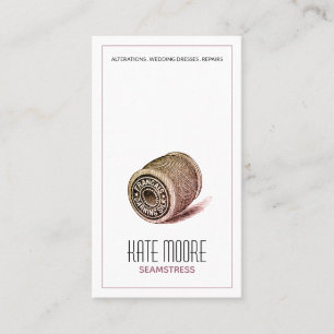 zeemleder van schroefdraad visitekaartje