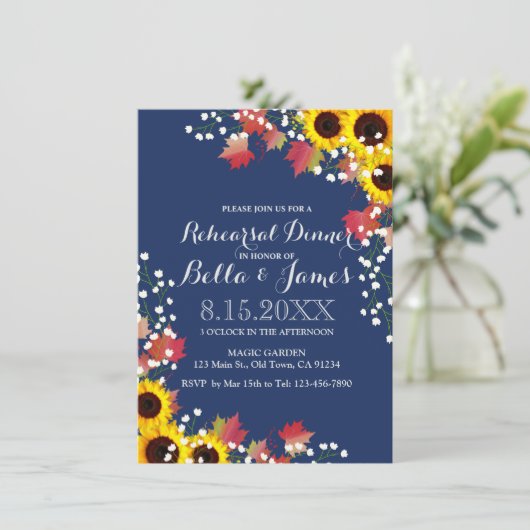 Zeemleeuw, blauw, zonnebloem, Kaarten (Staand voorkant)