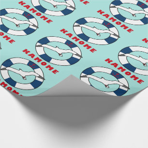 Zeemleeuw en zeemleder cadeaupapier