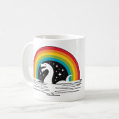 Zeemonster Regenboog Koffiemok (Voorkant links)