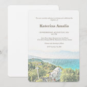 Zeemosaïek uitnodiging (Voorkant / Achterkant)