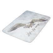 Zeemstrand "Laten we wegvliegen" Bathroom mat (Gekanteld)