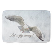 Zeemstrand "Laten we wegvliegen" Bathroom mat (Voorkant)