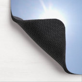 Zeemuilblauwe hemel muismat (Hoek)