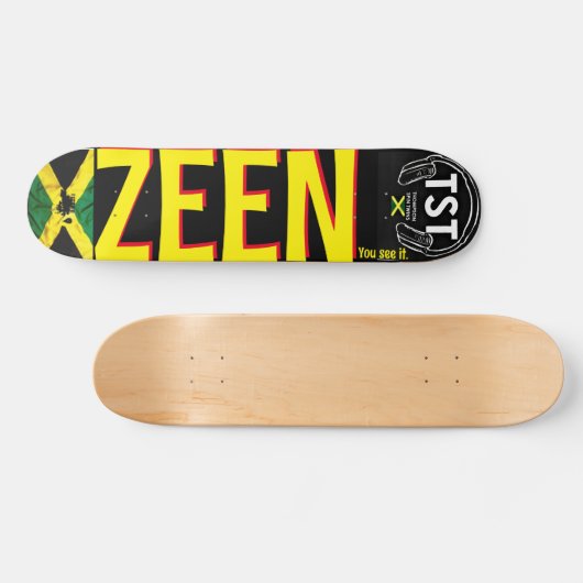 ZEEN!! 19,7 cm Skateboard Deck (Horizontaal)