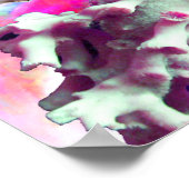 ZEENAALDJES VERLIEF ,ROOD ROZE BLAUW MOERBEI POSTER (Hoek)