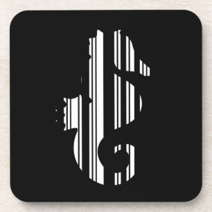 ZEENAARD BAR CODE Vis Barcode Patroon Ontwerp Bier Onderzetter