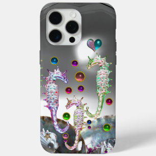 ZEENAARDJES IN LOVE, ROZE TEAL BLAUW PARELMOER iPhone 15 PRO MAX HOESJE
