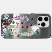ZEENAARDJES IN LOVE, ROZE TEAL BLAUW PARELMOER Case-Mate iPhone CASE (Achterkant (horizontaal))