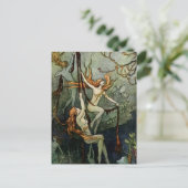 “Zeenimfen” door Warwick Goble Briefkaart (Staand voorkant)