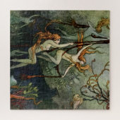 “Zeenimfen” door Warwick Goble Legpuzzel (Horizontaal)