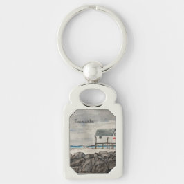 Zeeoord Morecambe Beach Hut Lancashire Sleutelhanger