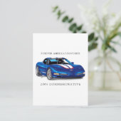 ZEEOSIX COLLECTIBLE AUTO ART BRIEFKAART (Staand voorkant)