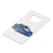 ZEEOSIX COLLECTIBLE AUTO ART CREDITKAART FLESSENOPENER (Achterkant Gekanteld)