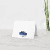 ZEEOSIX COLLECTIBLE AUTO ART FEESTDAGEN KAART (Achterkant)