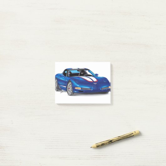 ZEEOSIX COLLECTIBLE AUTO ART POST-IT® NOTES (Op bureau)