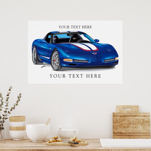 ZEEOSIX COLLECTIBLE AUTO ART POSTER (Keuken)