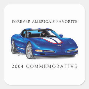 ZEEOSIX COLLECTIBLE AUTO ART VIERKANTE STICKER