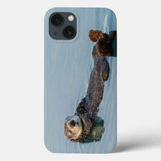 Zeeotter drijvend op rug in oceaan Case-Mate iPhone case (Achterkant)