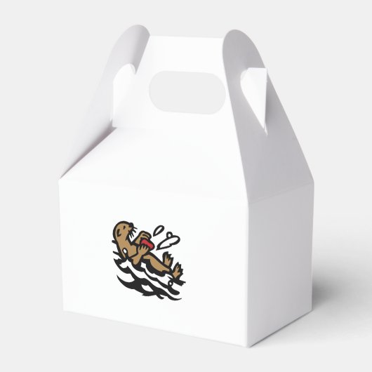 Zeeotter Favor Boxes Bedankdoosjes (Voorkant Zijde)