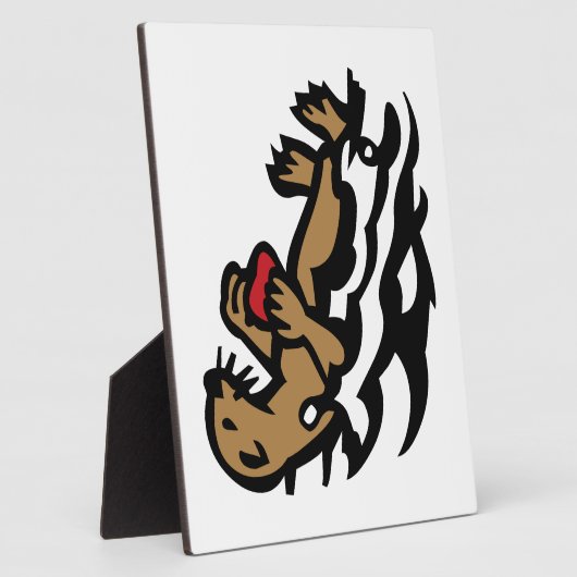 Zeeotter Fotoplaat (Zijkant)