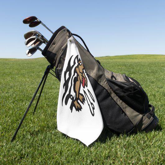 Zeeotter Golfhanddoeken Golfhanddoek (Groen)