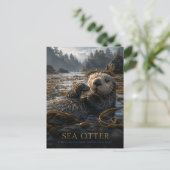 Zeeotter Kelpbos DIEREN Briefkaart (Staand voorkant)