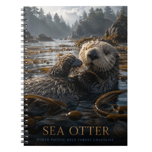 Zeeotter Kelpbos DIEREN Notitieboek (Voorkant)