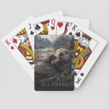 Zeeotter Kelpbos DIEREN Poker