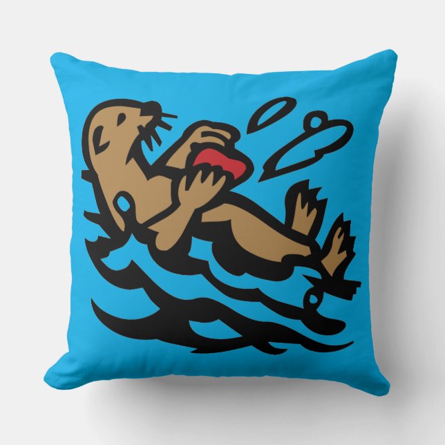 Zeeotter Kussen (Voorkant)