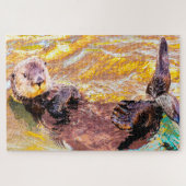 Zeeotter Legpuzzel (Horizontaal)