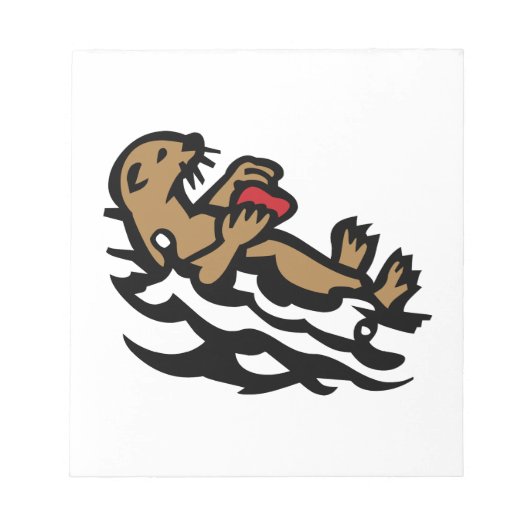 Zeeotter Notitieblok (Voorkant)