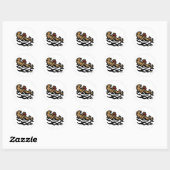 Zeeotter Ronde Sticker (Vel)