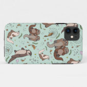Zeeotter telefoonhoesje Case-Mate iPhone case (Achterkant (horizontaal))