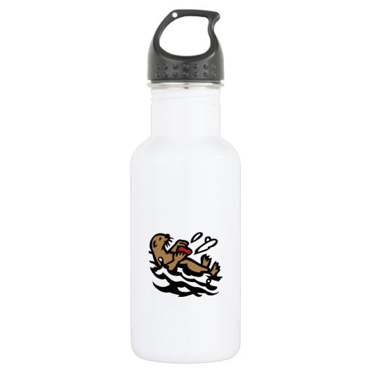 Zeeotter Waterfles (Voorkant)