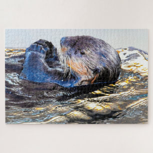 Zeeotters onze zeeën legpuzzel