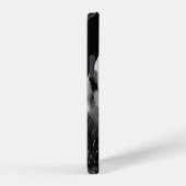 Zeeotters: Paar in Zwart Wit. iPhone Hoesje (Rechterkant)