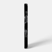 Zeeotters: Paar in Zwart Wit. iPhone Hoesje (Linkerkant)