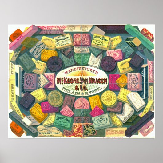 zeep AD 1865 Poster (Voorkant)