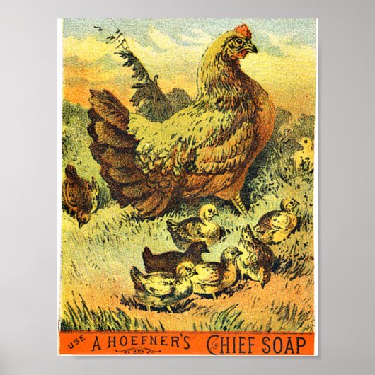 zeep adverteren poster (Voorkant)