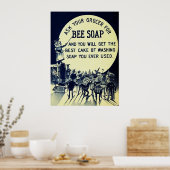 zeep Adverteren Poster (Keuken)