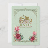 ZEEP & BATH ~ Kaart uitnodiging / gebeurtenis (Voorkant)